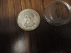 FRANKLIN MINT .925 STERLING SILVER MEDAL 35 GRAMS SPOTTY TONING  MARY LINCOLN