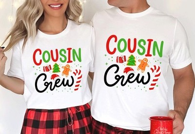 Cousin Crew Merry Christmas Shirt Christmas Holiday Gift Lovers