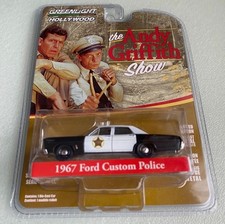 Greenlight Hollywood The Andy Griffith Show Diecast 1967 Ford Custom Police Car