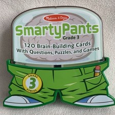 Melissa  Doug Smarty Pants Grade 3 Genius Brain Building Cards Set of 120 Cards