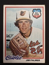 1978 Topps - Jim Palmer #160 HOF Baltimore Orioles