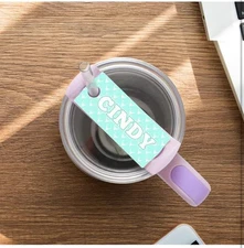 PYD Life 20 PCS Sublimation Acrylic Name Plates Blanks 3" x 1.25" for Stanley