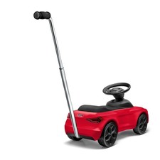 Original  Rutschauto "SET" Audi Junior quattro mit Schiebestange, Kinder, rot
