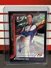 2025 Topps Chrome Formula 1 F1 75th Anniversary Black Auto /75 NOAH STROMSTED F3