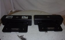 Lot of 2 HP HSTNN-I11X B2Q65AV ABA Laptop Docking Stations SEE NOTES