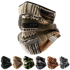 Winter Neck Warmer Gaiter Half Balaclava Windproof Face Mask for Ski Snowboard