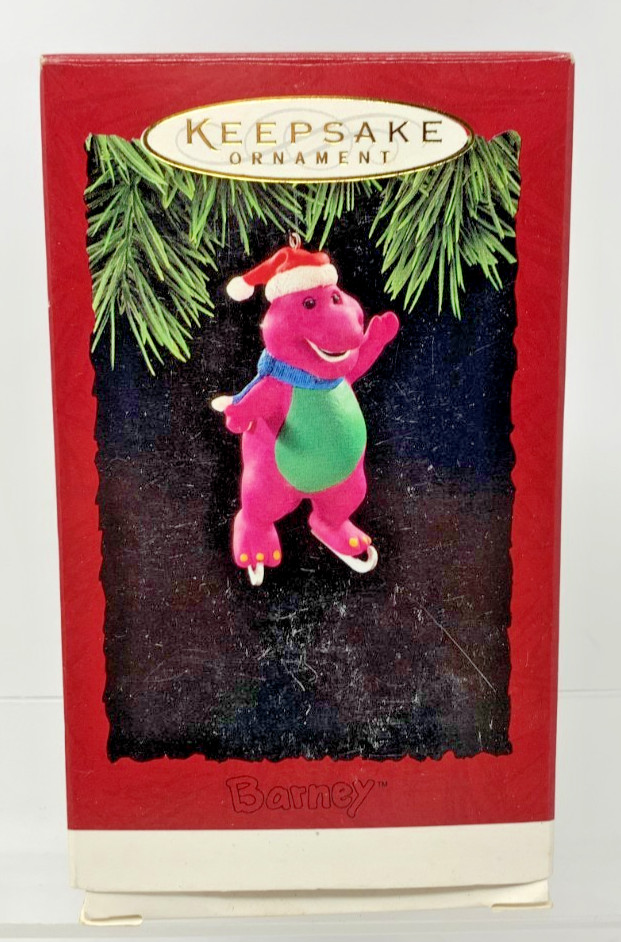 Hallmark Keepsake Christmas Ornament Barney The Purple Dinosaur 1994
