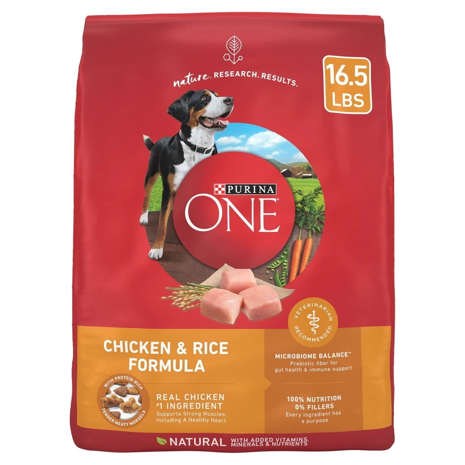 Blend Dry Dog Food for Adult Dogs High Protein Real Chicken & Rice 16.5 Lb Bag