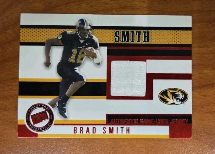 Brad Smith Press Pass Se Game Jersey #JCBS Game Jersey