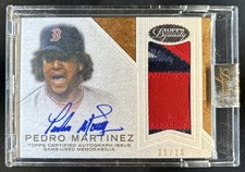 2016 Topps Dynasty Pedro Martinez Auto Autograph Patches #/10 Red Sox