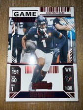 2024 Panini Contenders - Stefon Diggs #40 Red Game Ticket