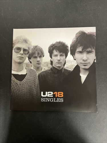 U2 - U2 18 Singles LE Neon Orange Double Vinyl USED