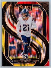 Riley Moss - #190 2024 Panini Select Red & Yellow Prizm Shock - 1A