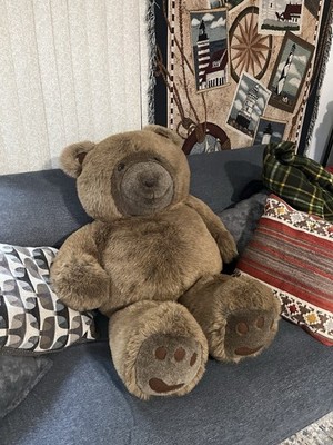 Vintage Mervyns 45'' Plush Teddy Bear HUGE STORE DISPLAY Made In Korea 1980 RARE