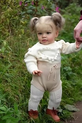 26 Zoll Reborn Toddler Puppe Pippa - realistische Baby Mädchen Kunstpuppe 3D Haut bemalt