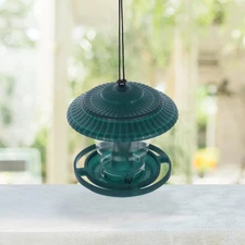 Wild Bird Feeder Hanging Outdoor With Roof Design Made Of PP And