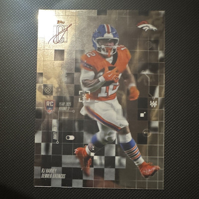 Topps 2025 Signature Class RJ Harvey Broncos After Image RC Insert #AI-10