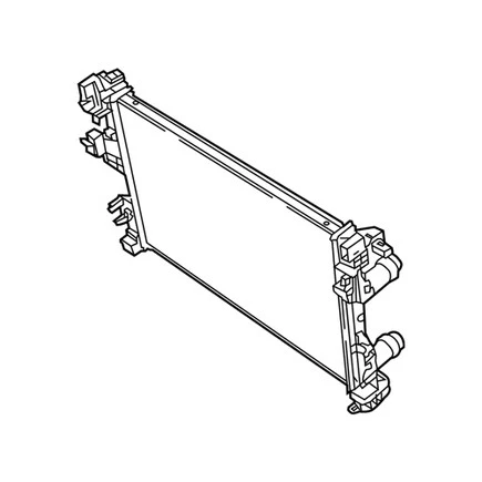 Radiador Mopar 68273401AA para brújula 2017 2022 para Jeep Foto 3 de 4
