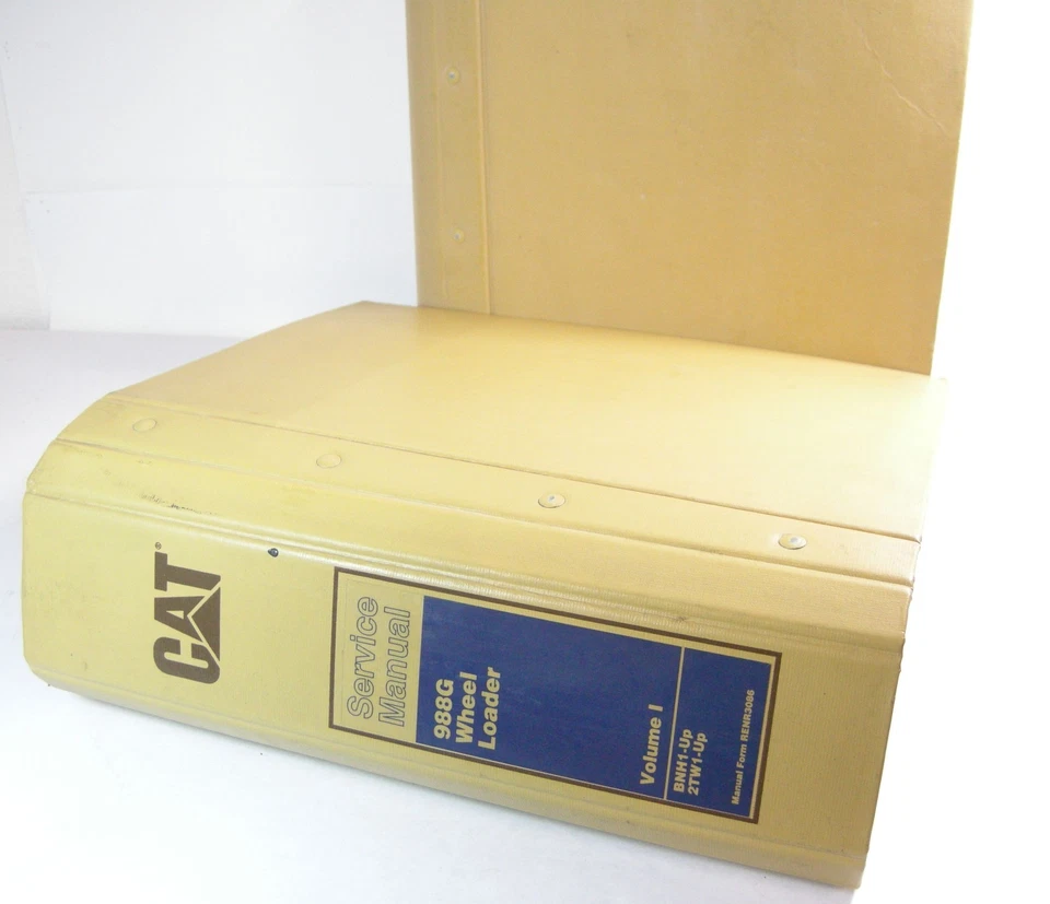 Caterpillar CAT 988G Wheel Loader Service Shop Repair Manual  BNH1 2TW`1 - Image 4 of 4