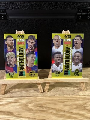 Panini MGK Flashback Anthology FC Barcelona Real Madrid Jamal Messi Ronaldo Vini