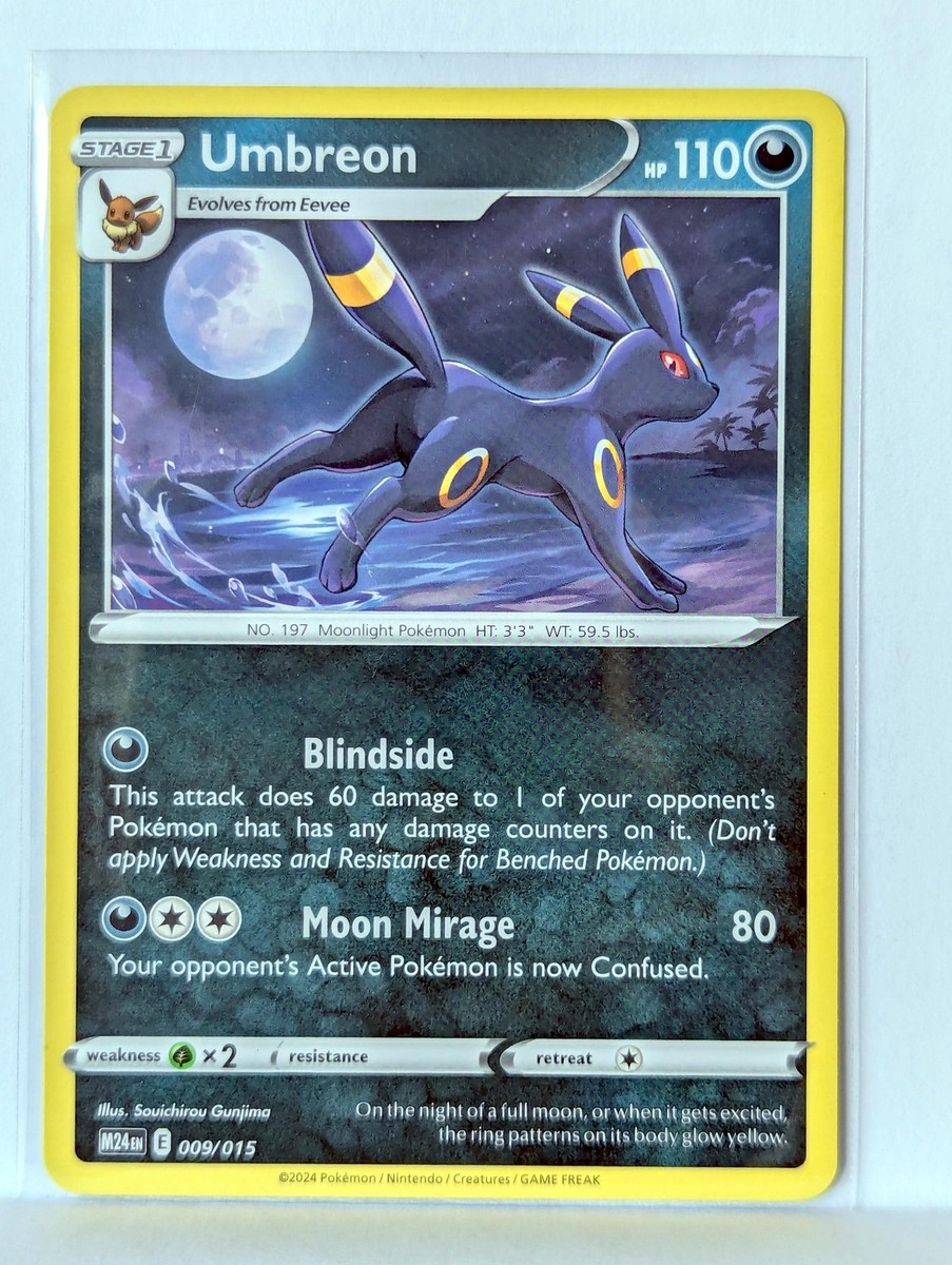 NM/M - Umbreon 009/015 - McDonald's Promos 2024 - Pokemon Card TCG
