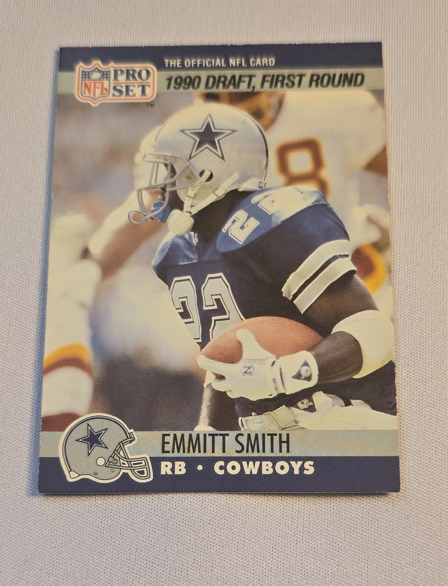 Emmitt Smith Dallas Cowboys Football Pro Set Sports Trading Cards