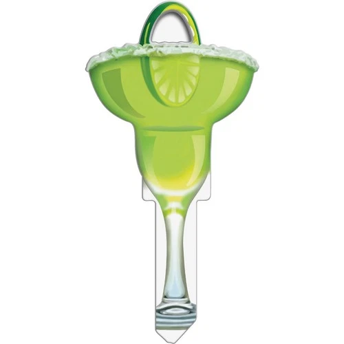 Lucky Line Margarita Design Decorative House Key, SC1 B109S Pack of 5 Lucky