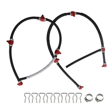 Pair of Fuel Injector Return Line Kits for Duramax 6.6L 2004.5-2010 LLY LBZ LMM