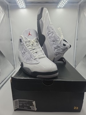 Nike Air Jordan Dub Zero Basketball Shoes WHITE CEMENT 311046-105 Mens Size 11.5