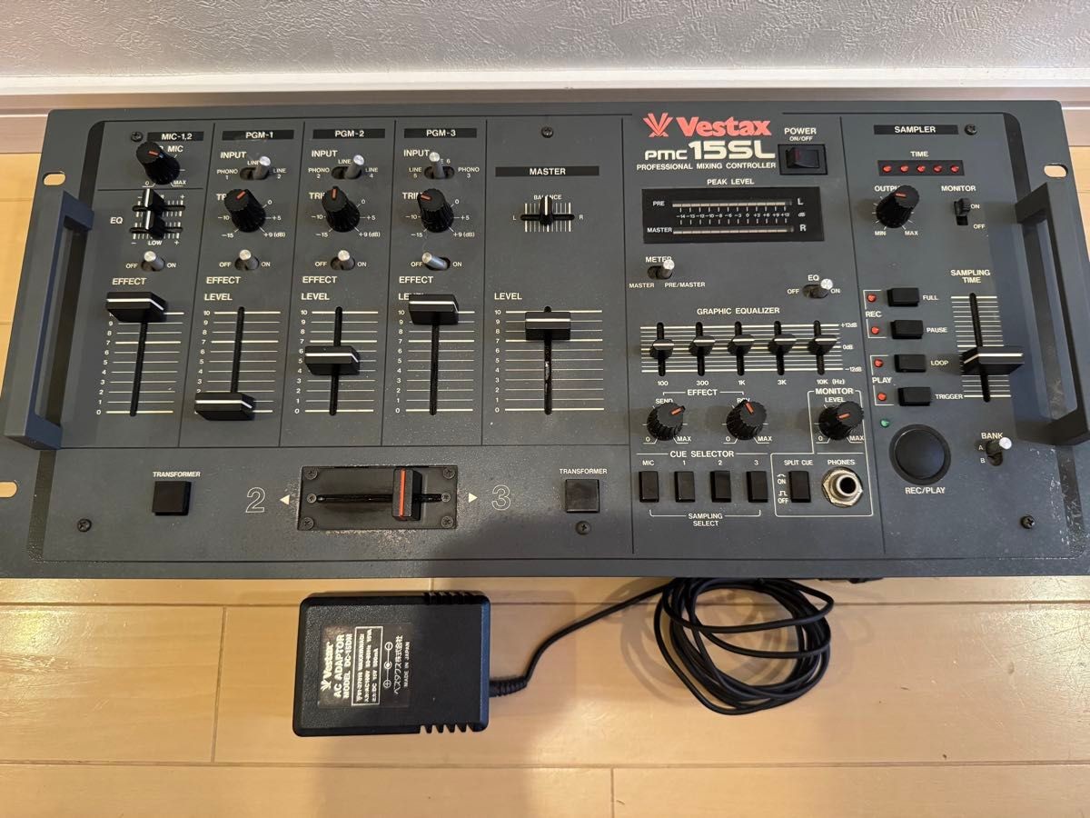 Vestax PMC-15SL Mixer Black Analog DJ Mixer Sampler | eBay