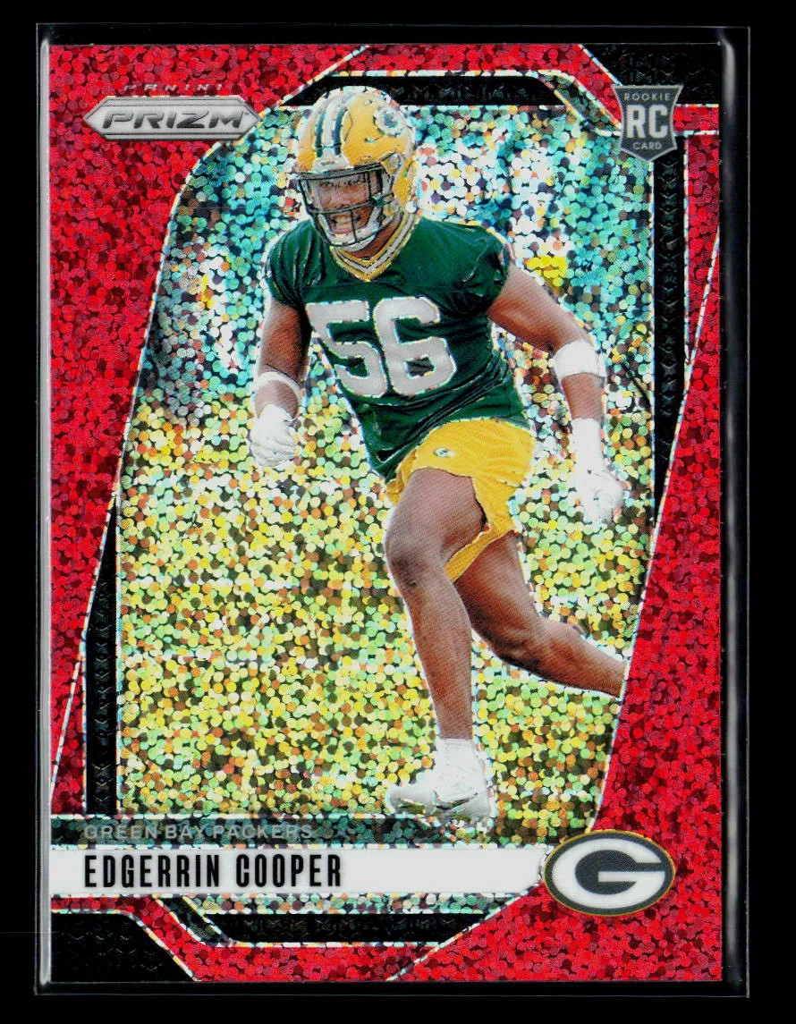 Edgerrin Cooper Panini Prizm #331 Red Sparkle
