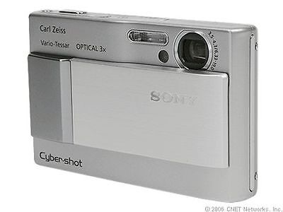 Sony Cyber-shot DSC-T10 7.2MP Digital Camera - Silver for sale online