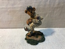 Boyds Bear Bearstone Greg McBruin The Wind Up Baseball Figurine 227732