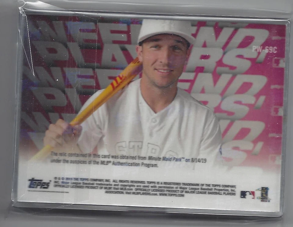 Alex Bregman 2019 Topps Now Players Weekend Relic #PW69B /99 - Astros "A-BREG" - Image 2 of 2