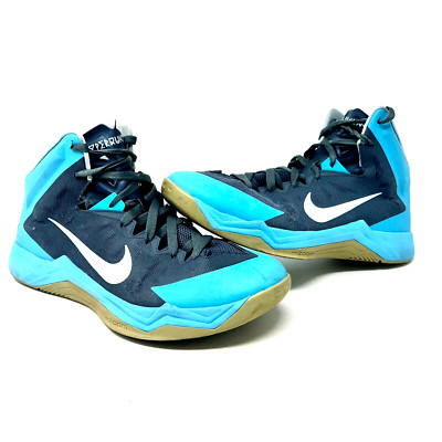 Nike HyperQuickness Hyper Blue Basketball Shoes 599519-401 - Men's Size 13