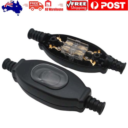 6/7/8mm Inline Light Switch Caravan Camper 12V ON/OFF Cable Switch ...