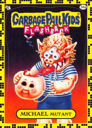 GARBAGE PAIL KIDS 2011 FLASHBACK SERIES 2 PICK-A-CARD YELLOW BASE STICKERS TOPPS - Picture 134 of 321