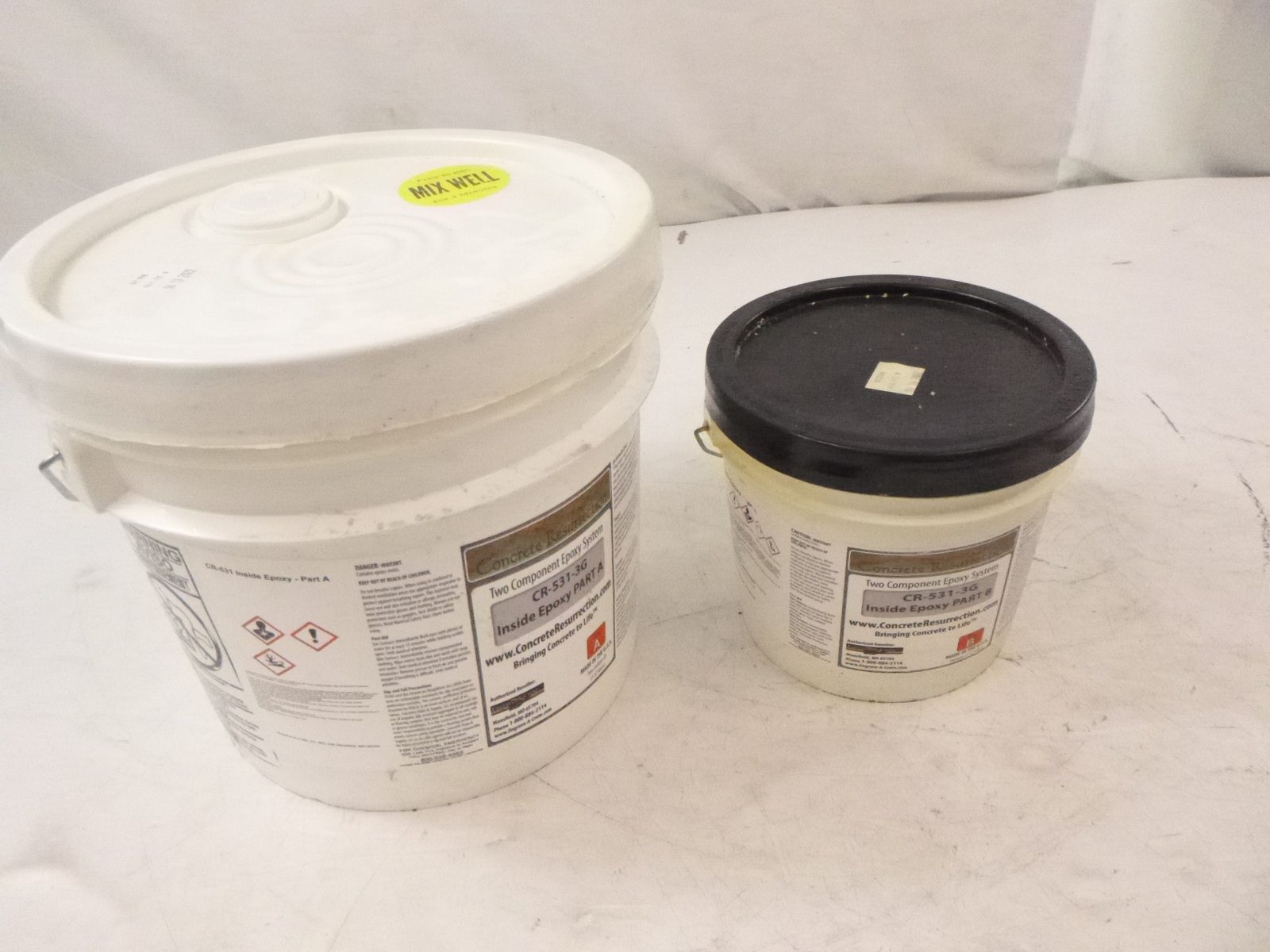 3 Gallon Kit Concrete Resurrection Epoxy Floor Coating High Level Gloss