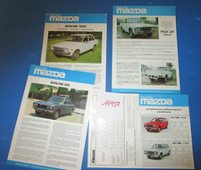 N°14959  /  MAZDA   4 prospectus berline 1000- 616- pick-up et dépliant gamme