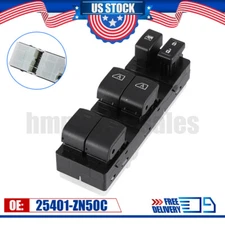 Driver Side Master Power Window Control Switch For 2007-2012 Nissan Altima Sedan