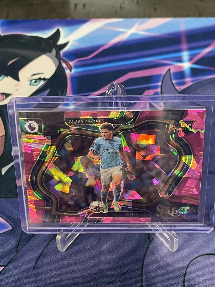 Julian Alvarez Rookie PINK ICE PRIZM Field Level 2022-23 Select Premier League