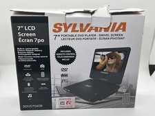 Sylvania Portable DVD player 7   LCD Swivel Screen, Remote, Manuals SDVD7040B