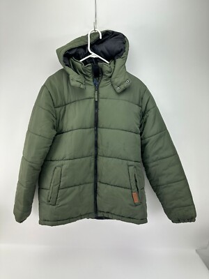 Bass Creek Outfitters Work Wear Mens Green Full Zip Hooded