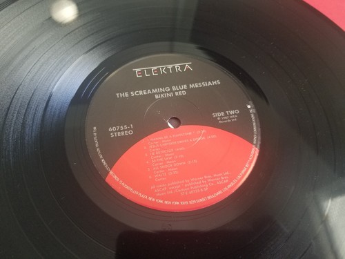 The Screaming Blue Messiahs – Bikini Red - 1987 - Elektra 9 60755-1 Vinyl LP - Imagen 4 de 4
