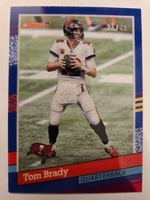 2021 Clearly Donruss Tom Brady Clearly Retro 1991 Red #/49