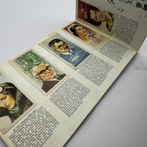 Brooke Bond Tea Cards Famous People 1969 In Album Complete - Picture 4 of 4
