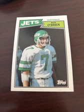 1987 Topps Ken O'Brien New York Jets #127 NM-MINT UC-Davis Aggies