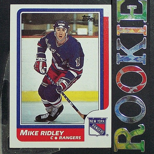 MIKE RIDLEY RC 1986/87 Topps 66 New York Rangers ROOKIE eBay