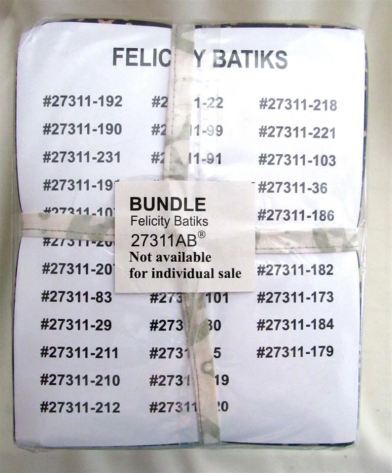 New MODA Fat Quarter Bundle "Felicity Batiks" by Kate Spain 34pcs - Image 3 of 3