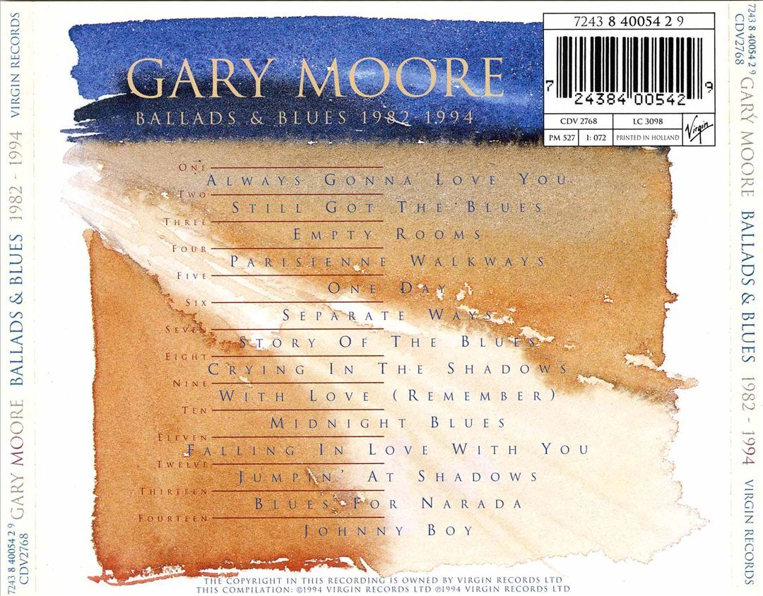 国内盤CD＋DVD！Gary Moore / BALLADS & BLUES MOORE,GARY - Ballads & Blues - Amazon.com Music